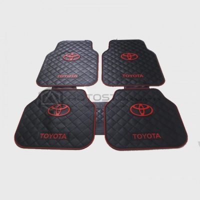 Toyota Floor Mat Black Red