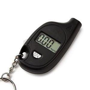 Skyfruit Digital Tyre Air Pressure Gauge Keychain Black