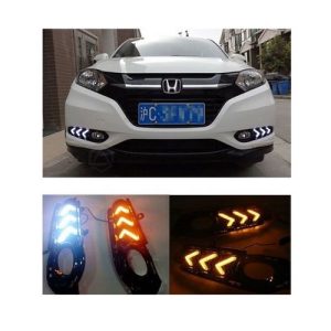 Fog Lamp DRL Dual Covers For Honda Vezel