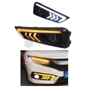Honda Civic Mustang Audi Style DRL Cover 2016-2021