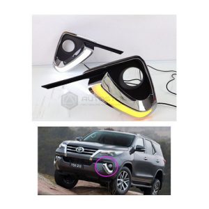 Toyota Fortuner Fog Lamp DRL Covers 2016-2021
