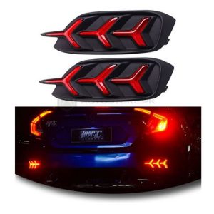 Honda Civic Rear Bumper Light Mustang Style V3 with Indicator Option 2016-2021