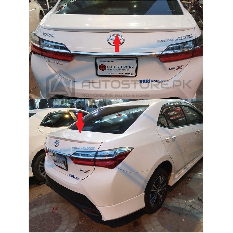 Buy Toyota Corolla ABS Plastic Lip Spoiler 2014 2020 Online in