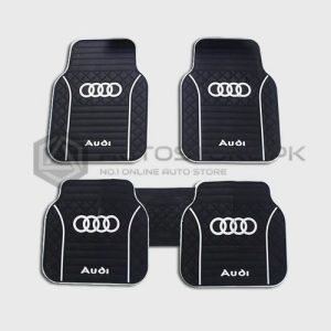 High Quality PVC Floor Mat Audi White