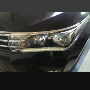 Toyota Corolla Head Lamp Chrome Cover 2014-2016