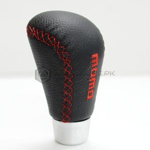 Momo Leather Gear Knob with Red Stitch