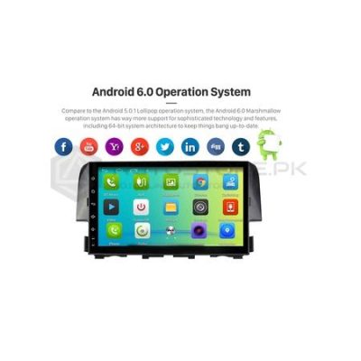 Android Tab for Honda Civic X 2017