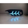 Honda Civic Fog Lamp DRL Cover V3 Mustang Style 2016-2021 thumbnail 2