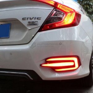 Honda Civic Rear Bumper Brake Lamp Lava Style 2016 - 2021