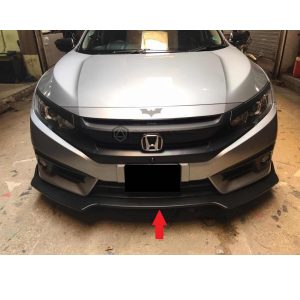 Honda Civic Front Splitter ABS Plastic 2016-2021