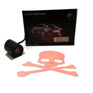 Laser Light with Skull Logo