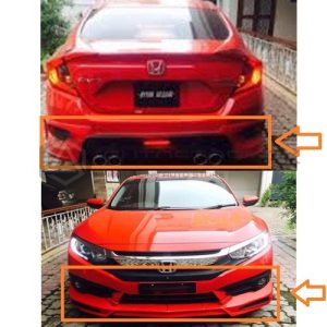 Honda Civic Kantara ABS Plastic Body Kits Thailand 2016-2021