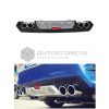 Honda Civic Kantara Style Dual Exhaust Diffuser 2016-2021 thumbnail 1