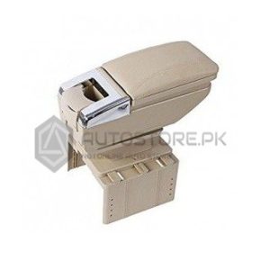 Universal Arm Rest 6 USB Beige Chrome