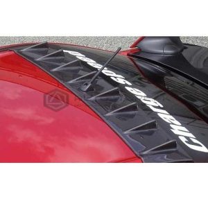 Honda Civic Roof Spoiler EVO Style Black 2016-2021
