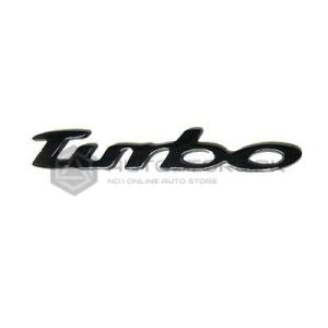 Turbo Metal Logo Black Large