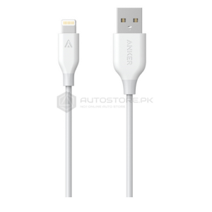 Anker MFI USB To Lightning Round Cable White