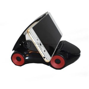 Car Shaped Mobile Holder Black and Red