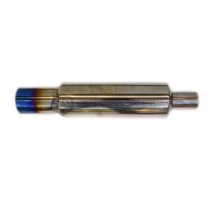 Burnt Tip Universal Exhaust Round Pipe