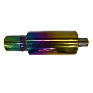 Neo Chrome Single Tip Sport Exhaust Stainless Steel