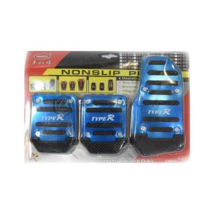 Type R Non-Slip Pedal Pad Black a Blue