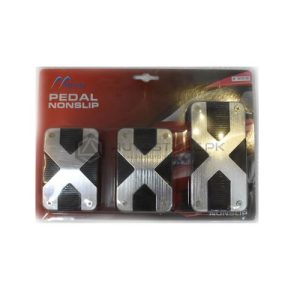 Non-Slip Pedal Pad Black a Silver