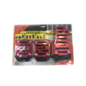 Type R Non-Slip Pedal Pad Red a Black