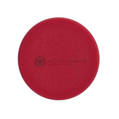 SONAX Red Hard Polishing Pad - 160mm Heavy Duty Paint Correction Pad For Automotive Detailing