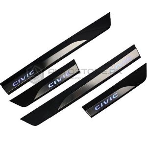 Honda Civic Sill Plates with LED Bar 2016-2021