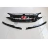 Honda Civic Turbo Glossy Black Grill 2016-2021 thumbnail 2