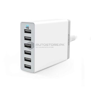 Anker PowerPort 60W 6 Port Charger - White