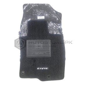 Honda Civic Irani Carpet Mat Genuine Fitting Black-Grey 2017-2018