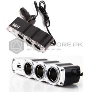 3 Socket with 1 USB