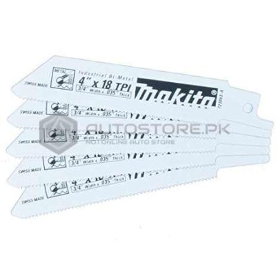 Makita 723061-A-5 18-TPI Metal Cutting Reciprocating Saw Blade 3-1/2-Inch