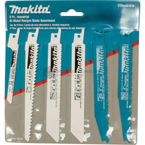 Makita 723086-A-A Recipro Blade Assortment Pack 6Pcs