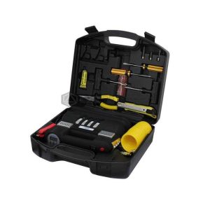 Stylish Flash Light With Complete Tool Kit and Double Cylinders Air Compressor