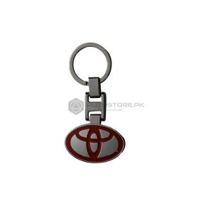 Toyota Logo Red Chrome Key Chain
