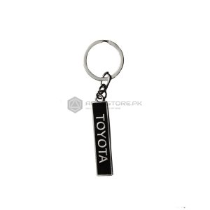Black Toyota Metal Key Chain