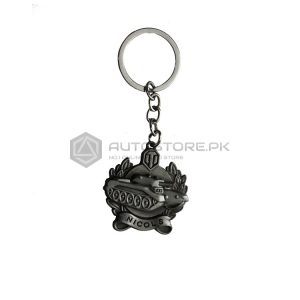 Grey Nicolas Metal Key Chain