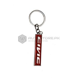 Red Civic Key Chain