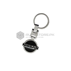 Black Nissan Metal Key Chain