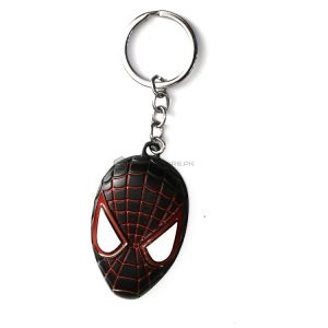 Red and Black Spiderman Metal Key Chain
