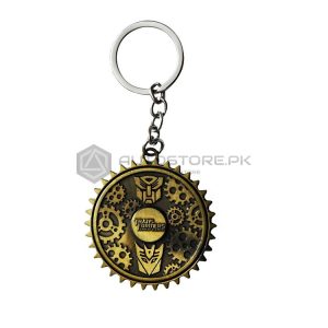 Gold Transformers Metal Key Chain