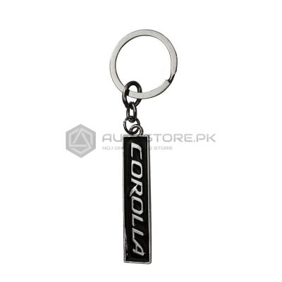 Black Corolla Key Chain