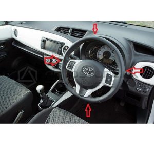 Multimedia Steering Buttons Toyota Vitz  2014-2019