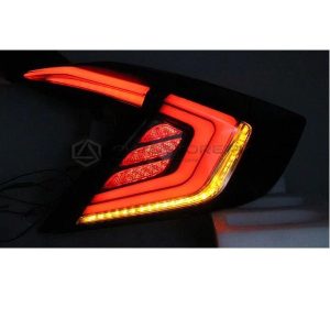 Honda Civic Sequential Lava Tail lamps 4Pcs Set 2016-2021