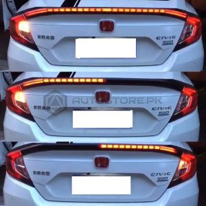 Honda Civic Complete Running LED Spoiler 2016-2021