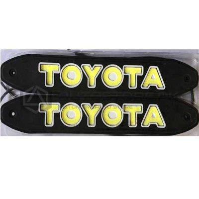 Flexible Bumper DRL With Toyota Logo