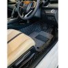 Honda Civic 9D Diamond Floor Mats Black with Grey Grass 2016-2021 thumbnail 3