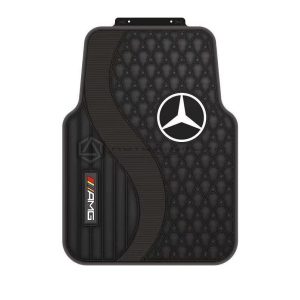 Universal Latex Floor Mat Mercedes Benz AMG Logo